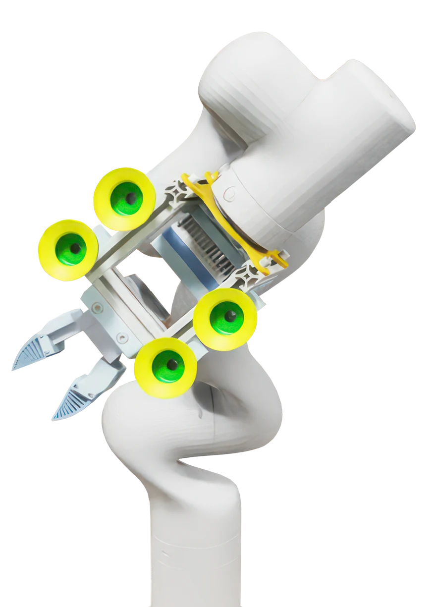 Amaru robot arm with its suction gripper